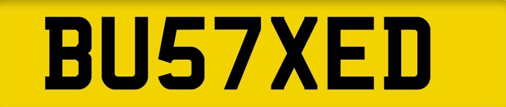 BU57XED Registration Number (BU57 XED)