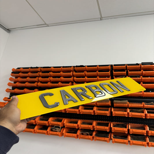 Carbon Fibre  Number Plates