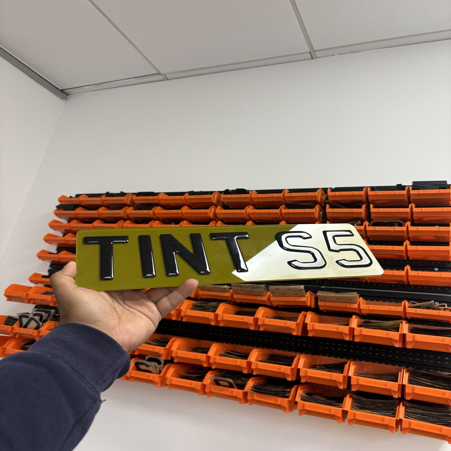 Tinted Number Plates